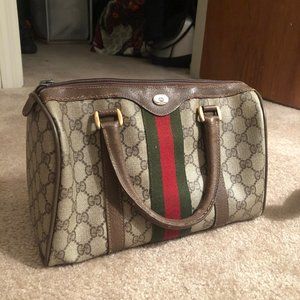 Vintage 1980s GUCCI As-Is Purse Bag Logo